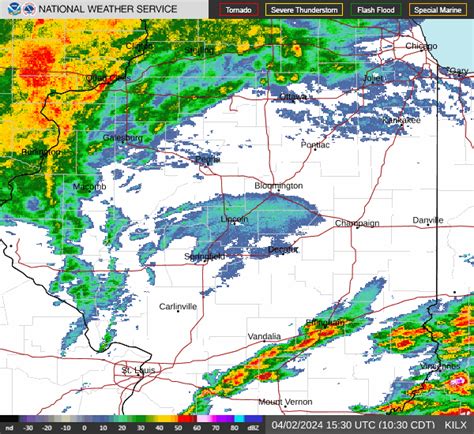 Monday Mostly sunny, with a high near 46. . Illinois radar